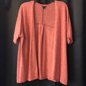 Orange sherbet knit cardigan